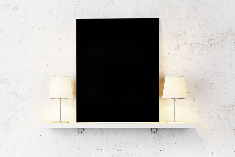 Zwart op canvas - Kleur voor tekst op canvas