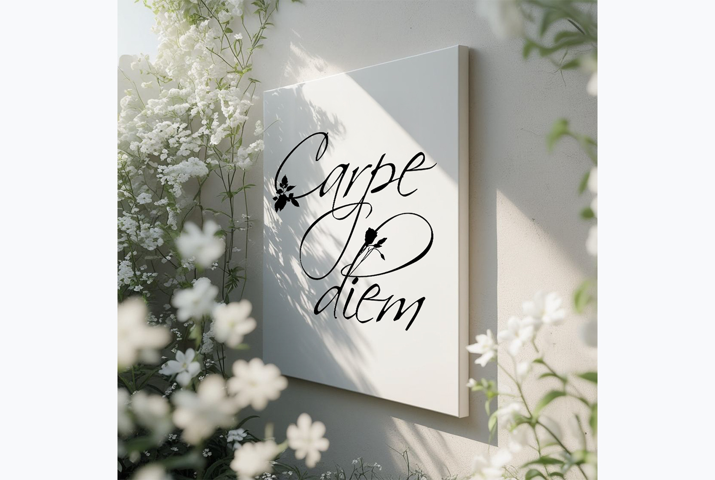 Tekst op tuinposter - Beschikbaar in meerdere kleuren