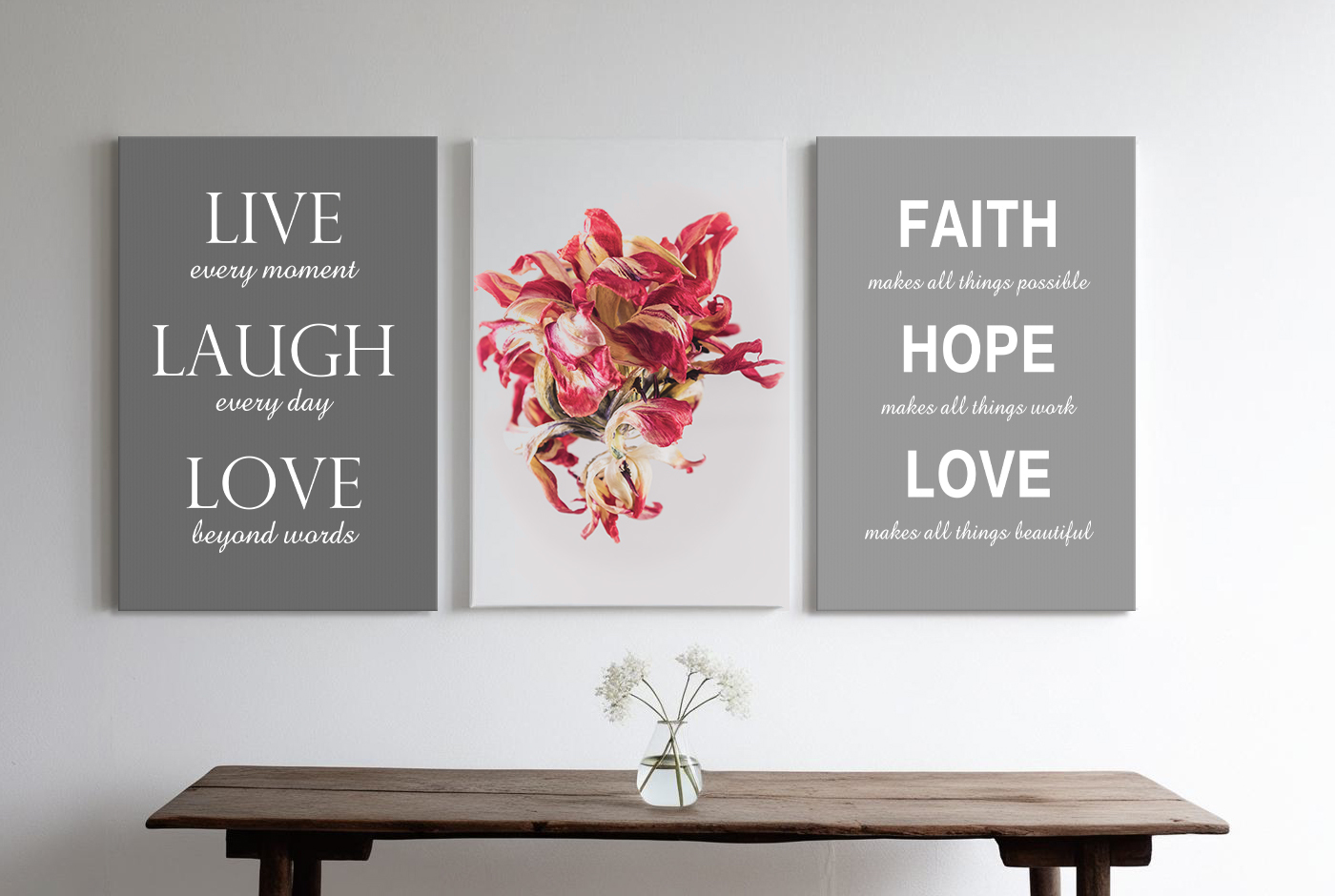 Tekst op canvas - Liefde