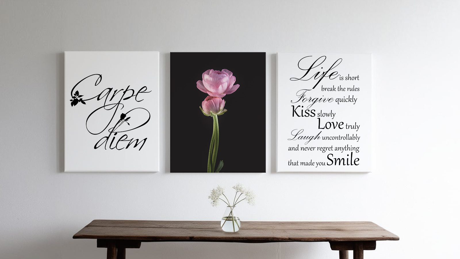 Inspiratie voor tekst op canvas