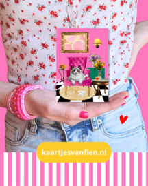 Hatsjoeee, een lieve beterschapskaart voor de zieke!