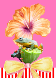 Een opkikker kaartje om de zieke te verassen en beterschap te wensen.
