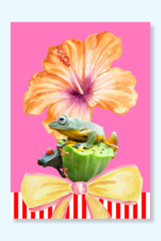 Een opkikker kaartje om de zieke te verassen en beterschap te wensen.