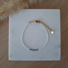 Armband Blue White