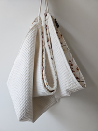 Weegdoek Creme Orchidee