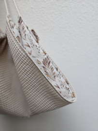 Weegdoek Naturel Botanische Bladeren