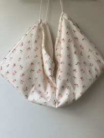 Weegdoek Creme Perziken