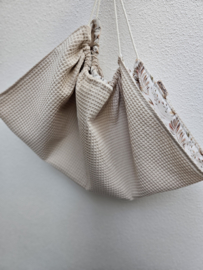 Weegdoek Naturel Botanische Bladeren