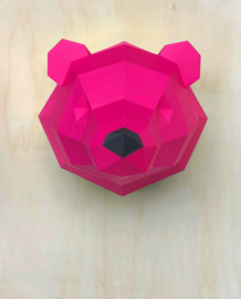 3D Paper Polar Bear – Limited Edition, Pink