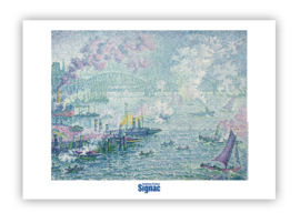 Poster Le port de Rotterdam - Signac