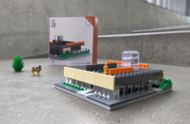 Kunsthal bouwmodel van LEGO-steentjes