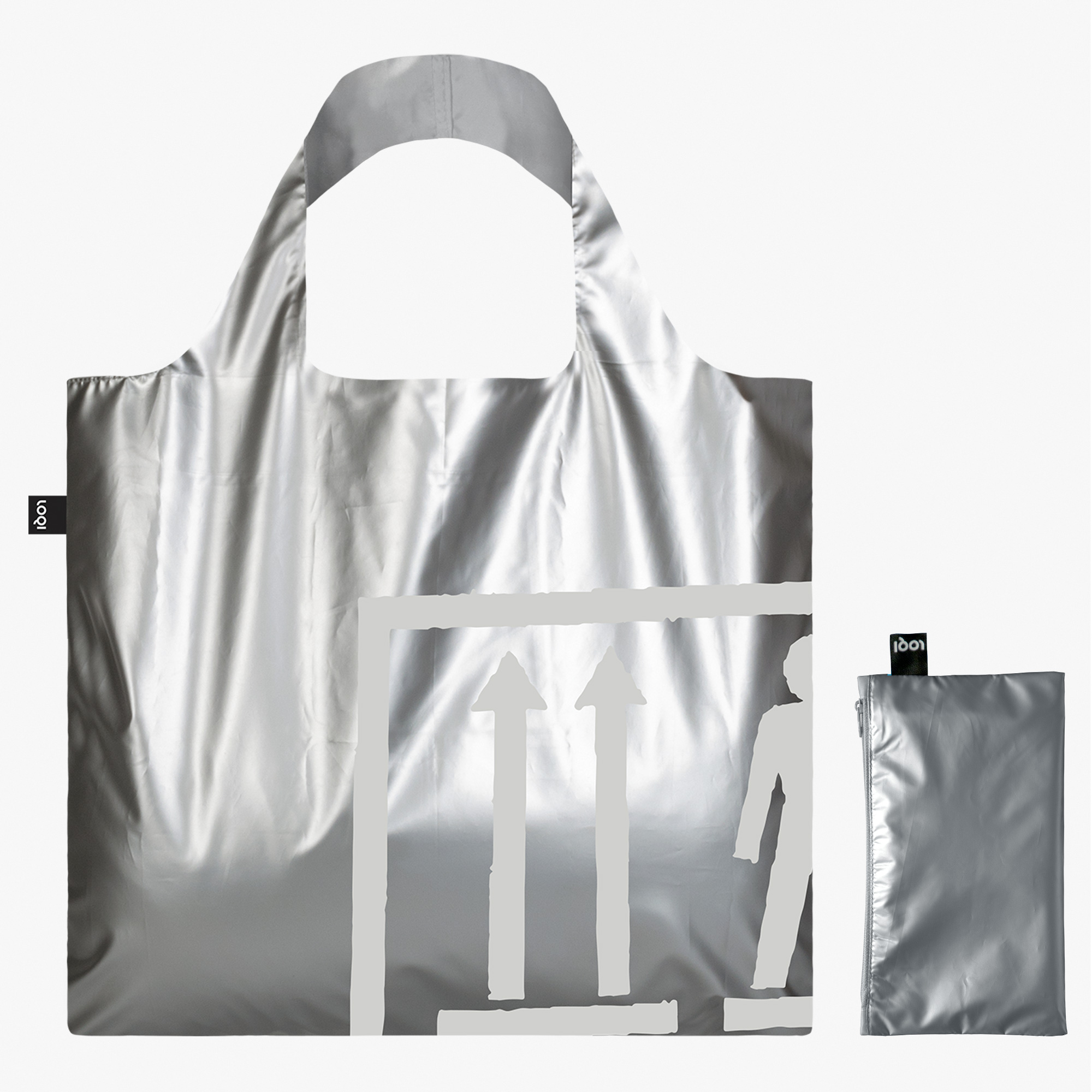 Kunsthal Metallic Silver Bag - Loqi
