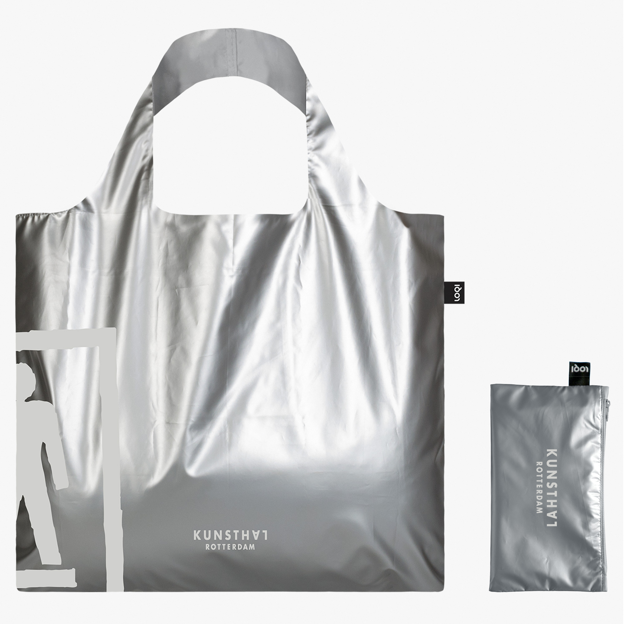Kunsthal Metallic Silver Bag - Loqi