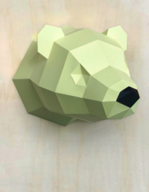 3D Paper Polar Bear – Limited Edition Yellow