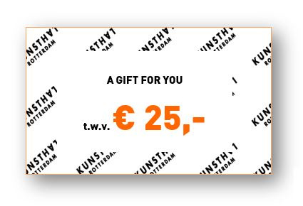 Giftcard € 25,-  Kunsthalwinkel