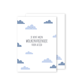 Minikaartje 'wolkenvriendje'