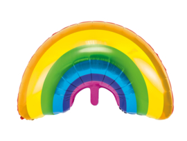 Folieballon regenboog 73x45cm