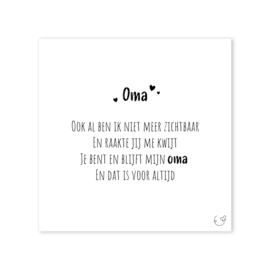 Oma voor altijd