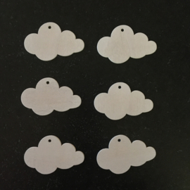 Wolken labels (6st)
