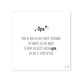 Opa voor altijd