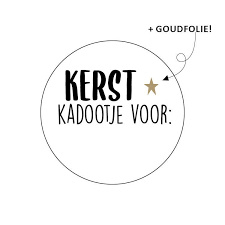 Sluitstickers "Kerstkadootje voor: "