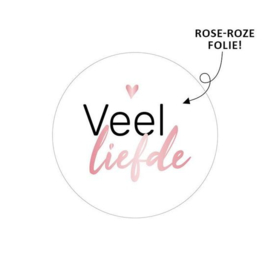 Sluitstickers "veel liefde"