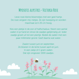 Jullie vergeten-we-niet (+roze zaadjes)