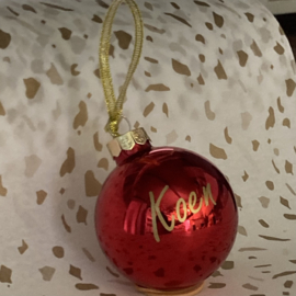 Kerstbal met naam