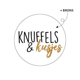 Sluitstickers "knuffels en kusjes"