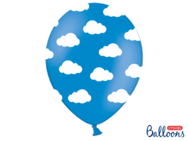 Ballonnen met wolk (6st)