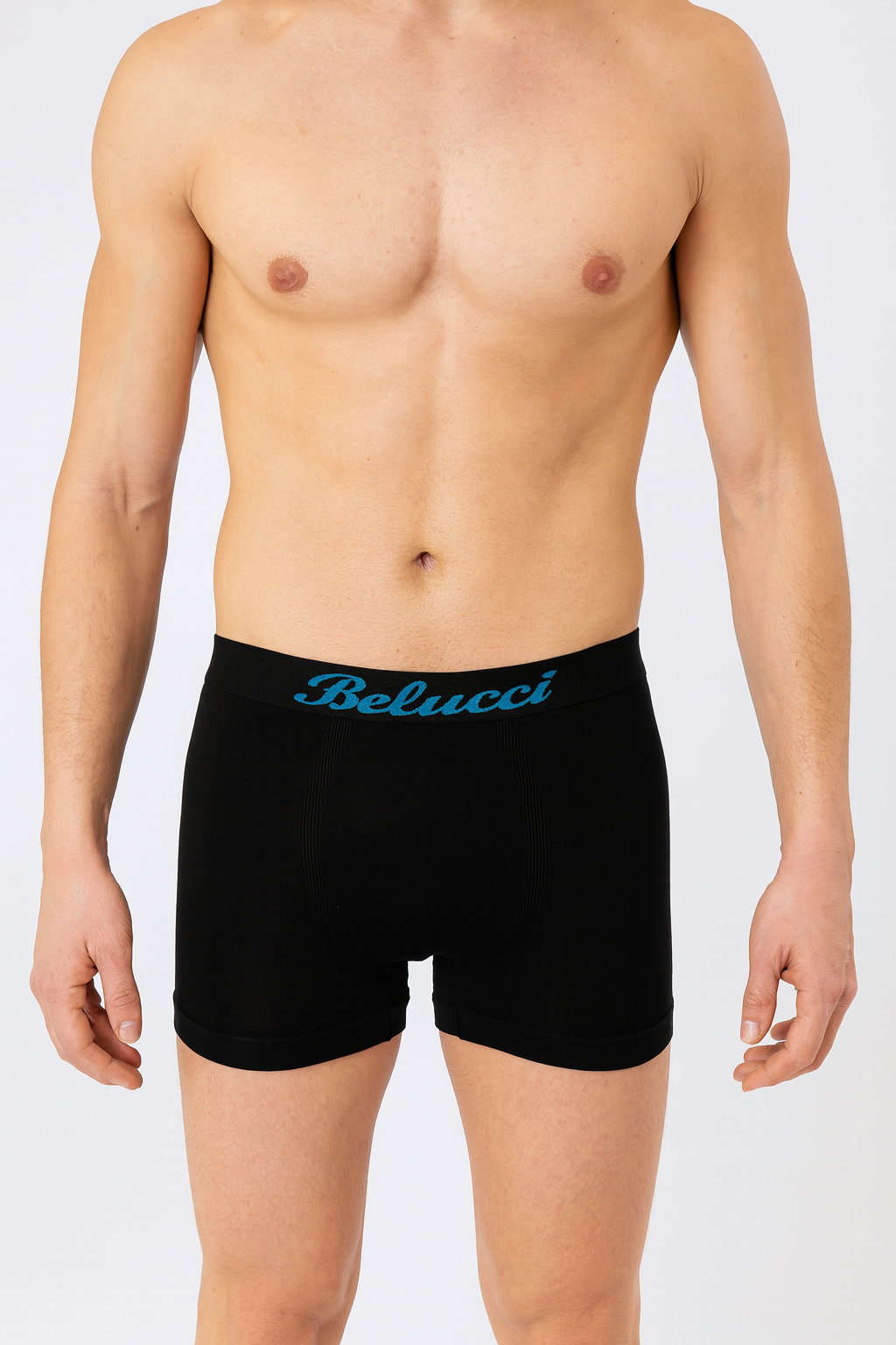 Belucci herenboxers regular zwart 24 stuks