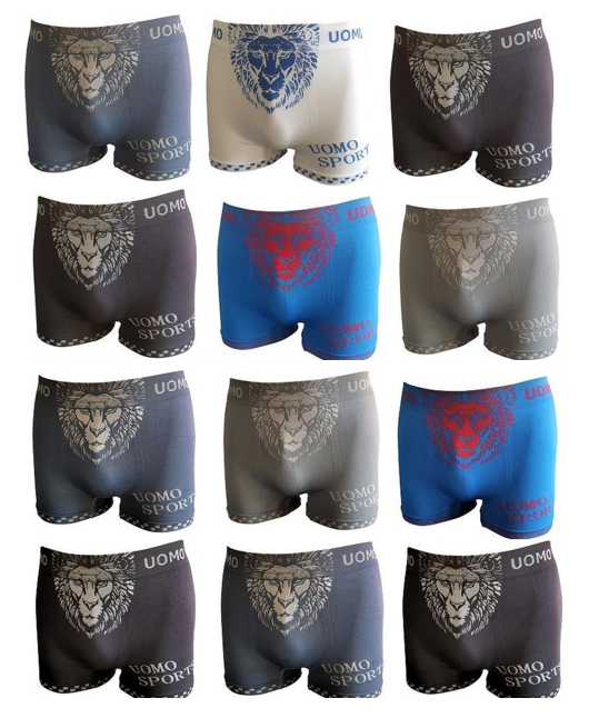 Belucci herenboxers leeuw