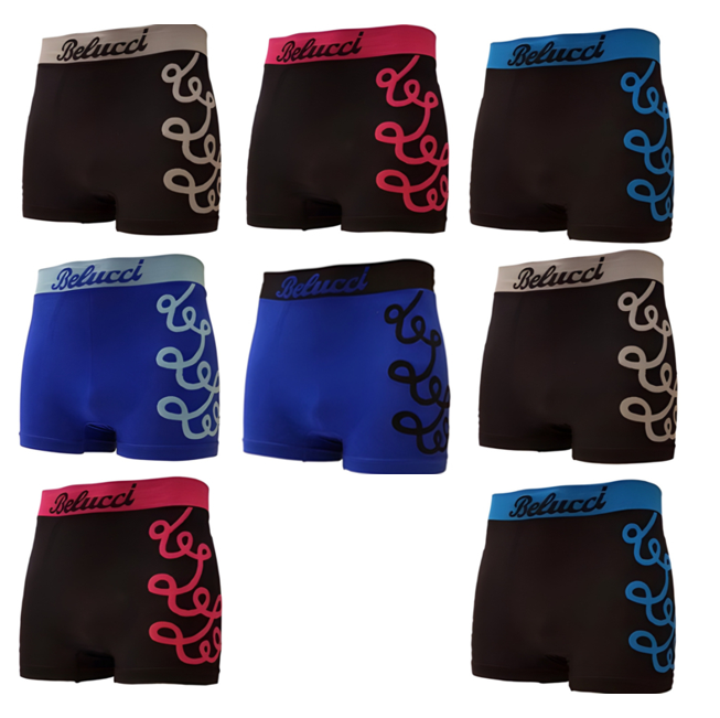 Belucci herenboxers krul 24 stuks