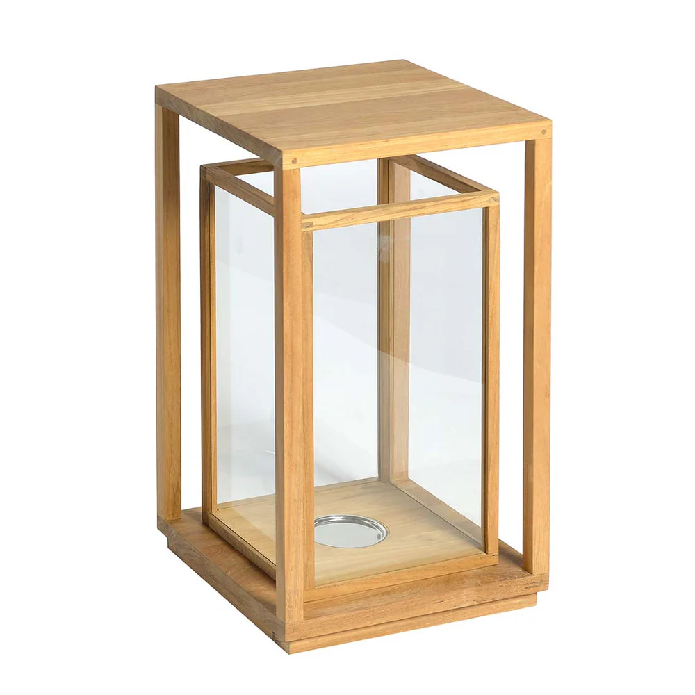 Borek Positano lantaarn medium teak