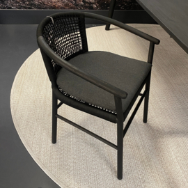 Diningset Max&Luuk tafel LENNON en stoelen KEVIN
