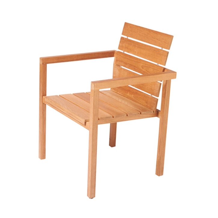 Stapelstoel Traditional Teak Maxima