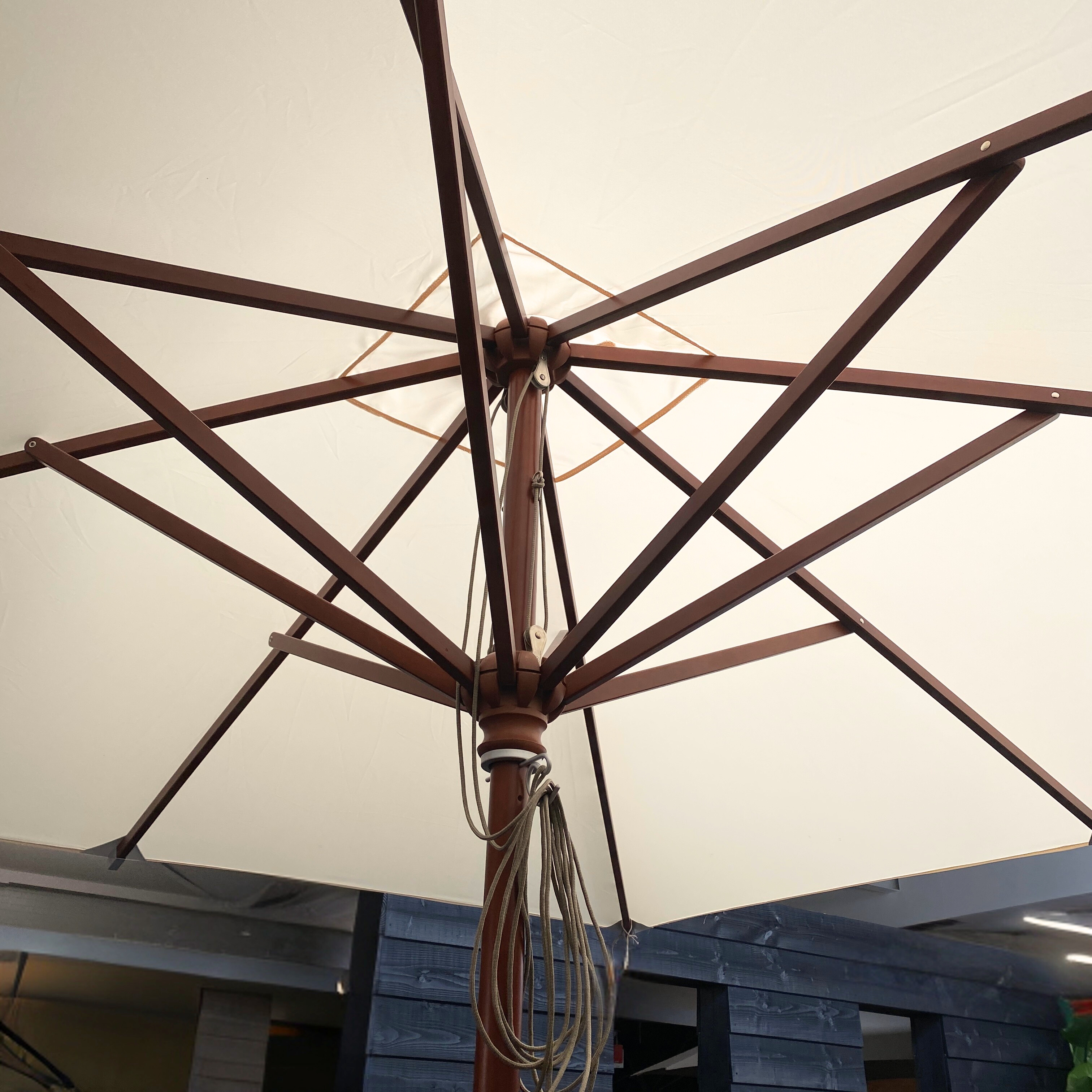 Houtstokparsol Glatz Piazzino 300x300 cm