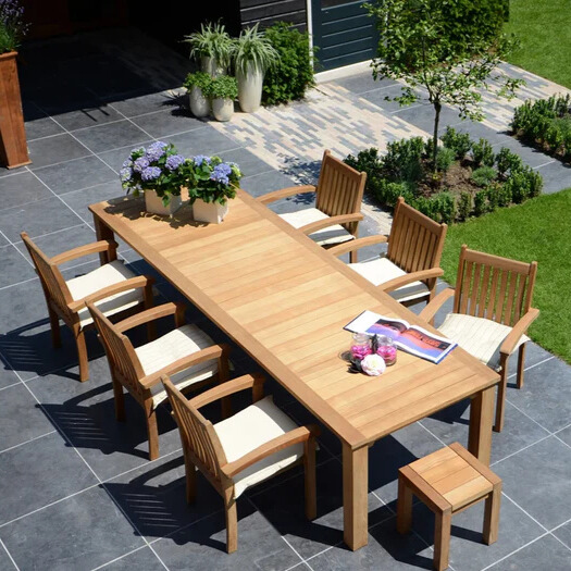 Tuintafel Traditional Teak tafel NOOR 240 cm. teak