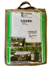 Tradional Teak Beschermhoes cover tuinset