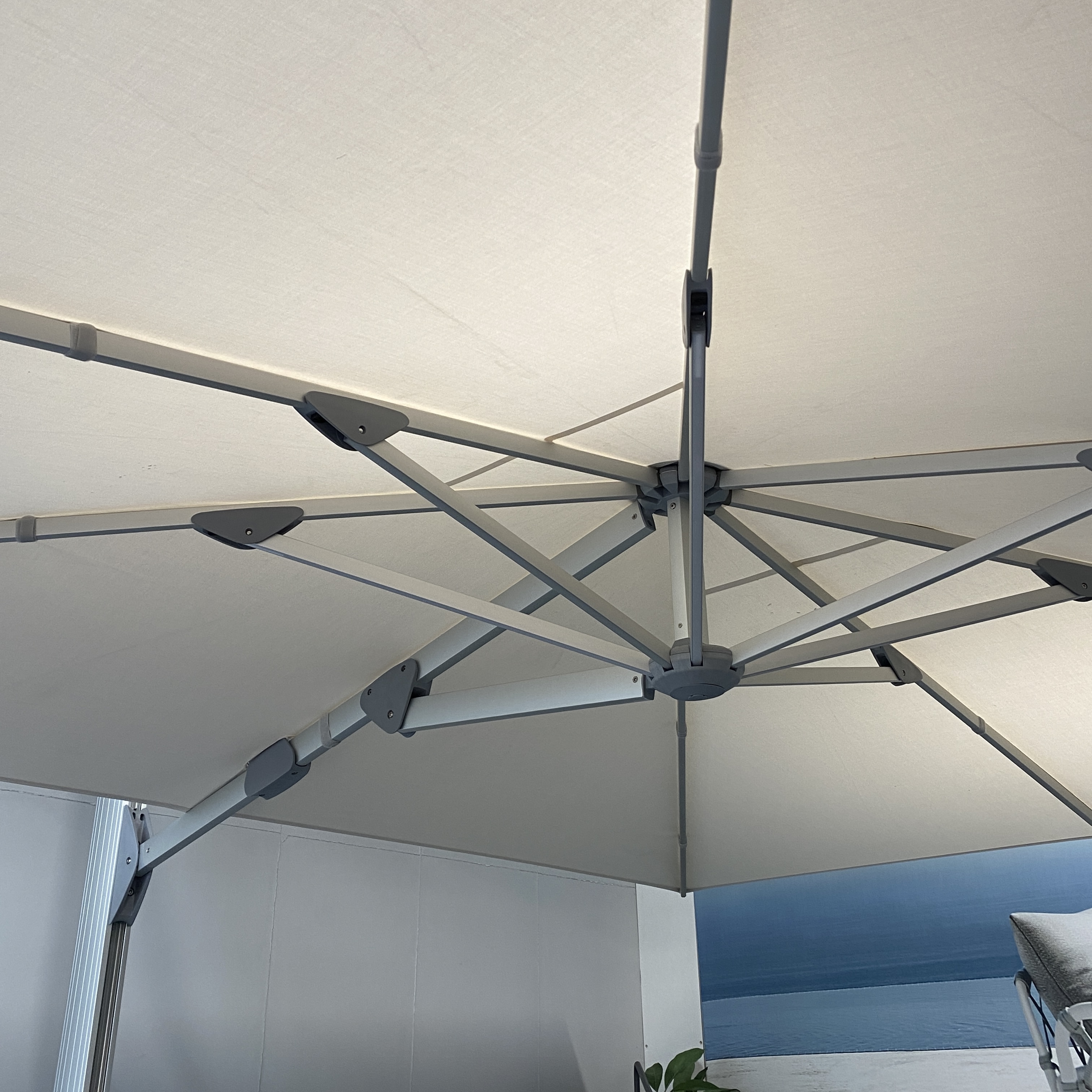 Vrijhangende parasol Glatz  Ambiente Nova 400x300 cm.