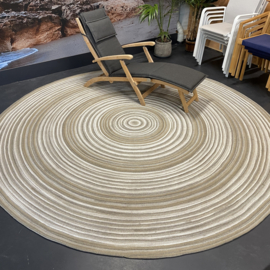 Borek buitenkleed LEVANTE CIRCLE WARM SAND
