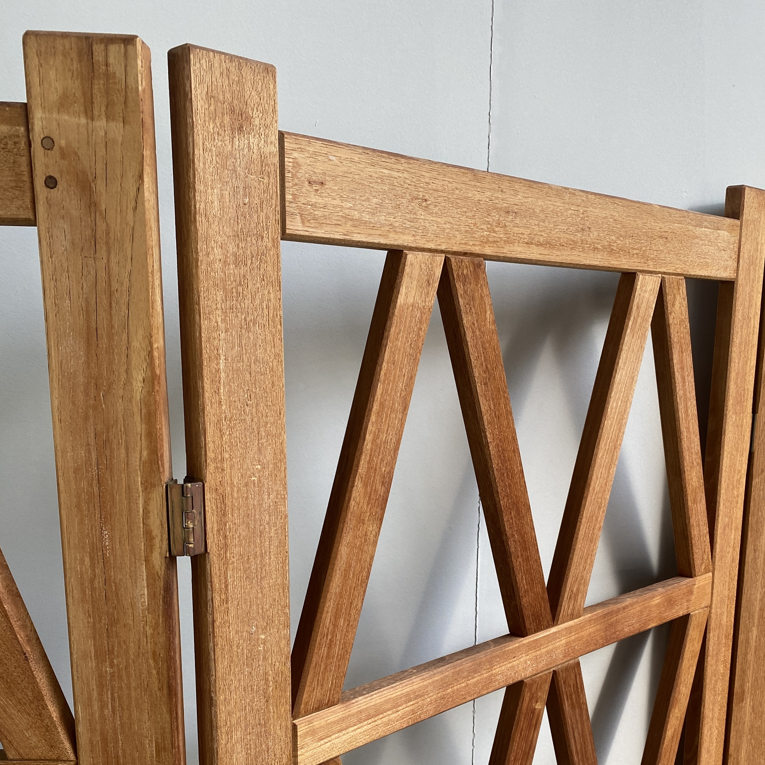 Terrasscherm roomdivider teakhout