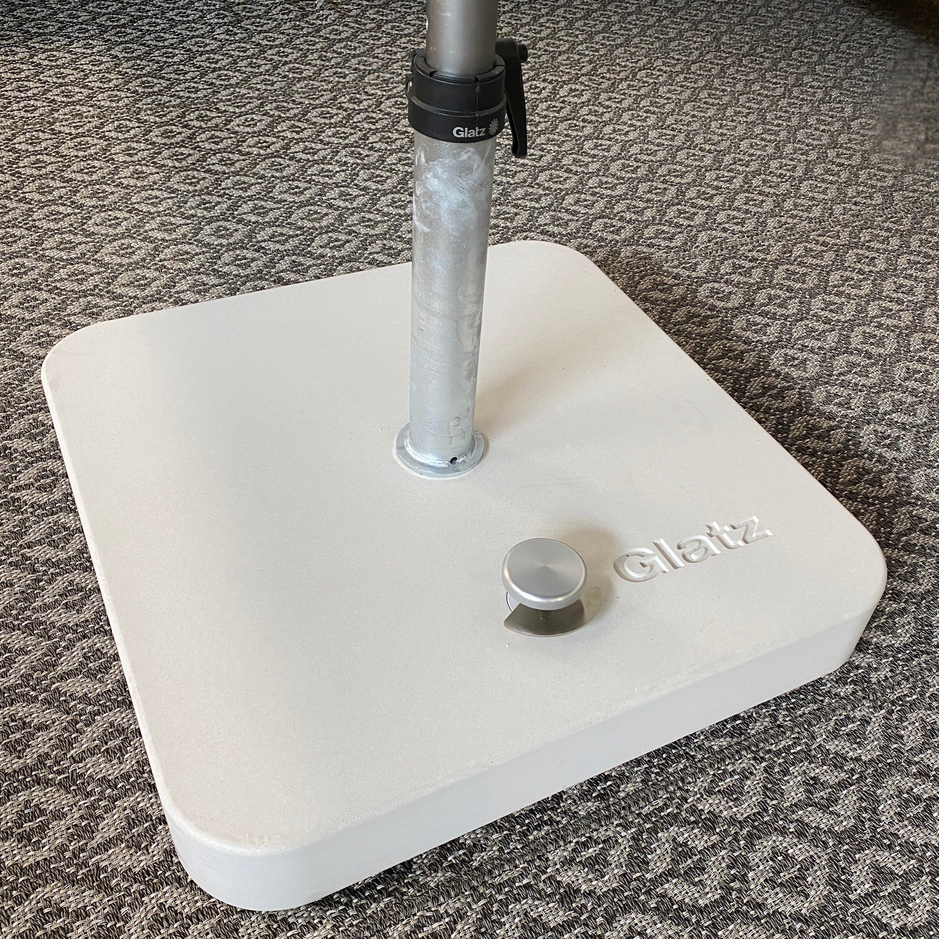 Parasolvoet Glatz verrijdbare betonvoet 55 kg.