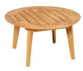 Traditional Teak bijzettafel DIANA mosaic  80cm rond