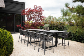 Diningset Borek High Dining FARO en stoelen MAJINTO