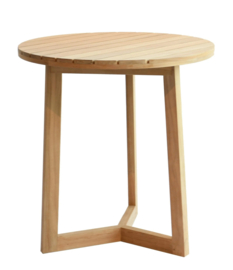 Borek High dining LIMONE Ø 90 cm en tuinstoel MIRA (set van 3)