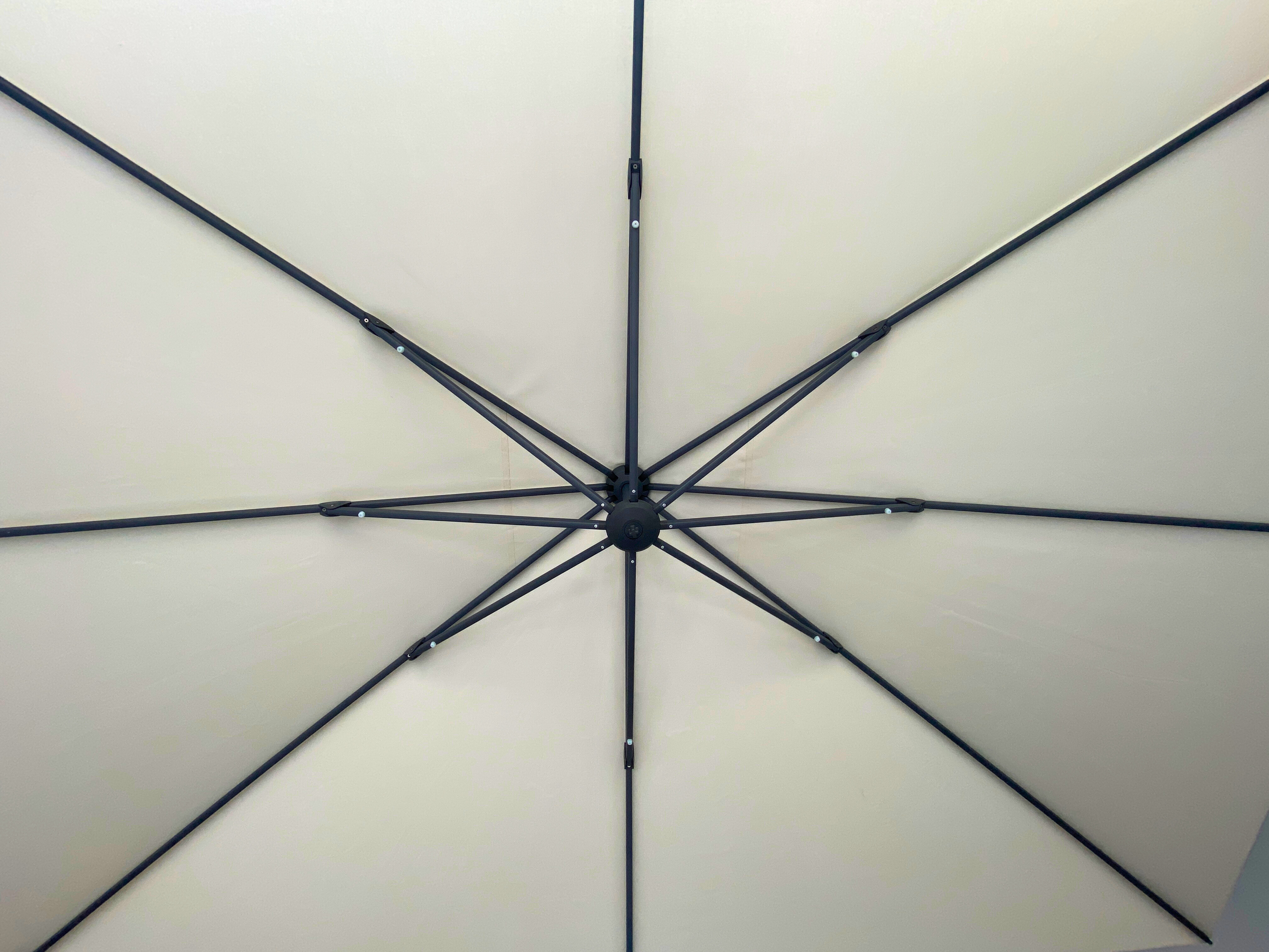 Vrijhangende parasol Glatz SOMBRANO 400x300 cm.