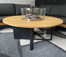 Cosi COSILOFT vuurtafel teak rond