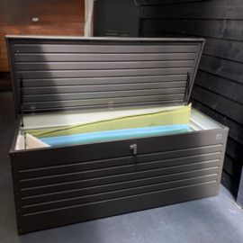 Biohort HOBBYBOX 181cm donkergrijs metallic gemonteerd