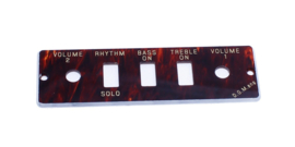 Guitar/Bass Control Panel Plate HA2B-T